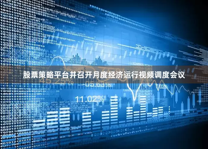 股票策略平台并召开月度经济运行视频调度会议